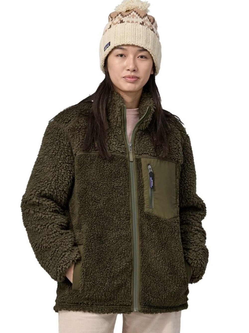 Patagonia Women’s Retro-X® Coat – Basin Green – Medium – EUC